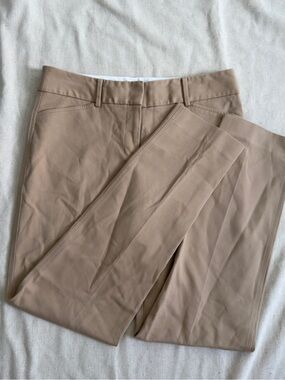 Talbots Women's Khaki Straight-Leg Chinos in Light Tan
